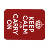 Keep Calm and Carry On マグネット (横)
