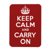 Keep Calm and Carry On マグネット (縦)