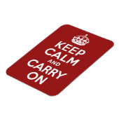 Keep Calm and Carry On マグネット (左側)