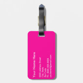 Keep Calm and Carry On ラゲッジタグ (裏面縦)