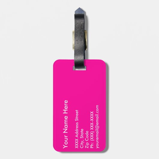 Keep Calm and Carry On ラゲッジタグ (裏面縦)