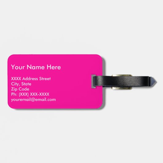 Keep Calm and Carry On ラゲッジタグ (裏面横)