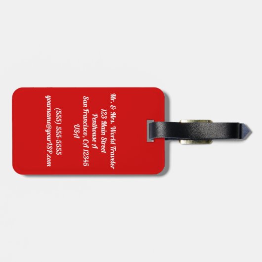 Keep Calm and Carry On ラゲッジタグ (裏面横)