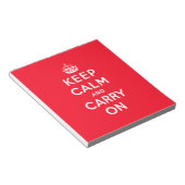 Keep Calm and Carry On |ヴィンテージ ノートパッド (アングル)