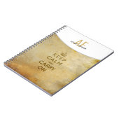 Keep Calm and Carry On |ヴィンテージ ノートブック (左側)