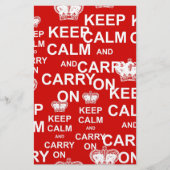 Keep Calm and Carry On 便箋 (正面)