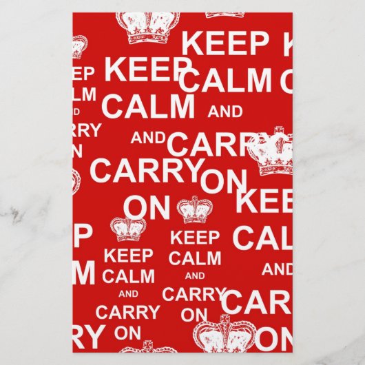 Keep Calm and Carry On 便箋 (正面)