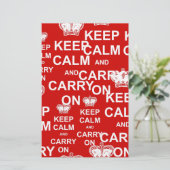 Keep Calm and Carry On 便箋 (スタンド正面)