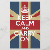 Keep Calm and Carry On 便箋 (正面)