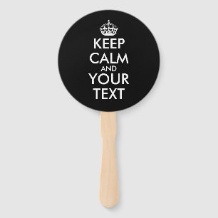 Keep Calm and Carry On – 独自の作成 ハンドファン