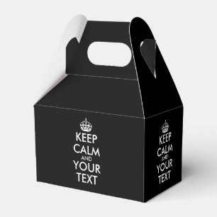 Keep Calm and Carry On – 独自の作成 フェイバーボックス