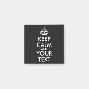 Keep Calm and Carry On – 独自の作成 ポストイット