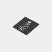 Keep Calm and Carry On – 独自の作成 ポストイット (アングル)