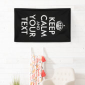 Keep Calm and Carry On – 独自の作成 横断幕 (インサイチュ)