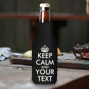 Keep Calm and Carry On-独自のCan Cooleを作成 ボトルクーラー