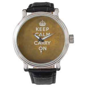 Keep Calm and Carry On 腕時計