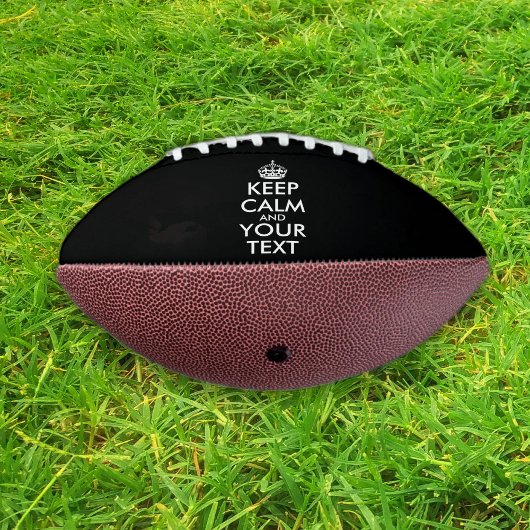 Keep Calm and Carry On – 自分で作成 アメリカンフットボール