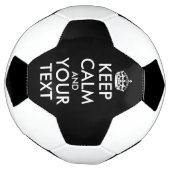 Keep Calm and Carry On – 自分で作成 サッカーボール (回転)
