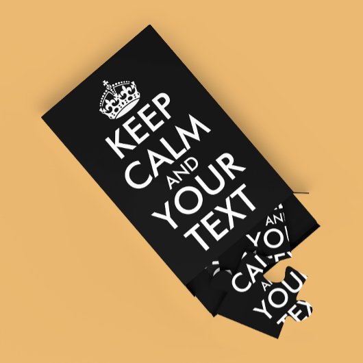 Keep Calm and Carry On – 自分で作成 ジグソーパズル