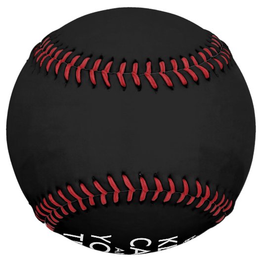 Keep Calm and Carry On – 自分で作成 ソフトボール (正面)