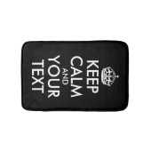 Keep Calm and Carry On – 自分で作成 バスマット (正面)