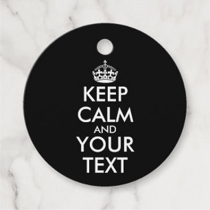 Keep Calm and Carry On – 自分で作成 フェイバータグ