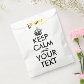 Keep Calm and Carry On – 自分で作成 フェイバーバッグ (封をした状態)