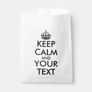 Keep Calm and Carry On – 自分で作成 フェイバーバッグ