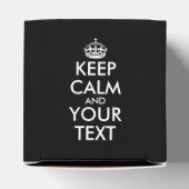 Keep Calm and Carry On – 自分で作成 フェイバーボックス (上部)