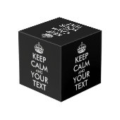 Keep Calm and Carry On – 自分で作成 フォトキューブ (裏面アングル)