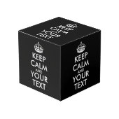 Keep Calm and Carry On – 自分で作成 フォトキューブ (正面アングル)