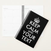 Keep Calm and Carry On – 自分で作成 プランナー手帳 (ディスプレー)
