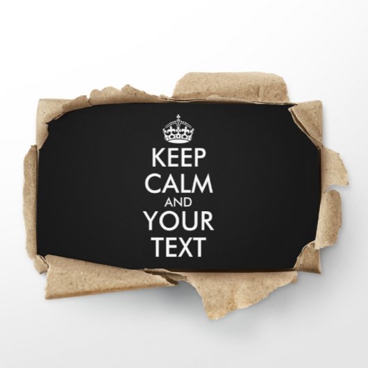 Keep Calm and Carry On – 自分で作成 割引カード