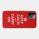 Keep Calm and Carry On Case-Mate iPhoneケース (裏面(横))