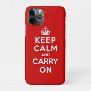 Keep Calm and Carry On iPhone 11 Proケース