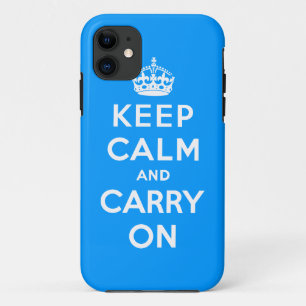 Keep Calm and Carry On iPhone 11 ケース