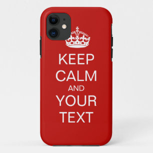 Keep Calm and Carry On iPhone 11 ケース