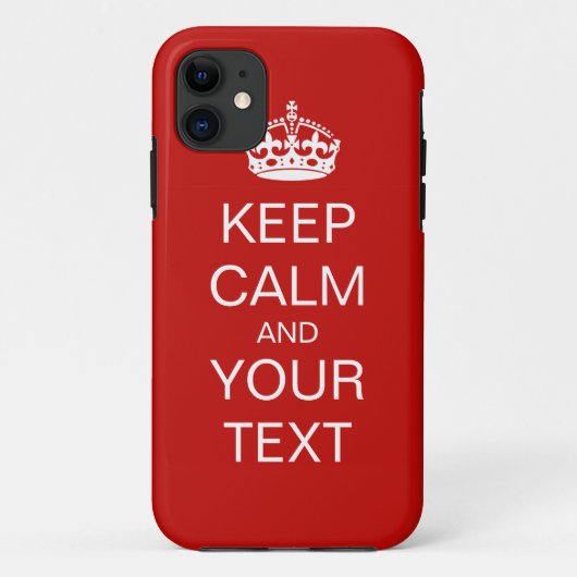 Keep Calm and Carry On Case-Mate iPhoneケース (裏面)