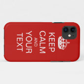Keep Calm and Carry On Case-Mate iPhoneケース (裏面(横))