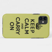 Keep Calm and Carry On Case-Mate iPhoneケース (裏面(横))