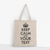 Keep Calm and Carry On - Create Your Own トートバッグ
