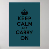 keep calm and carry on Original ポスター (正面)