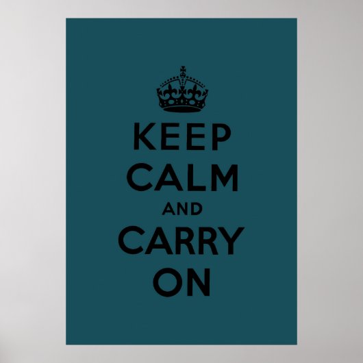keep calm and carry on Original ポスター (正面)