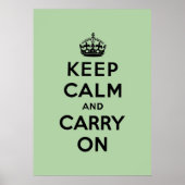 keep calm and carry on Original ポスター (正面)