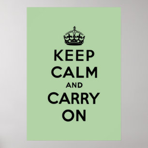 keep calm and carry on Original ポスター