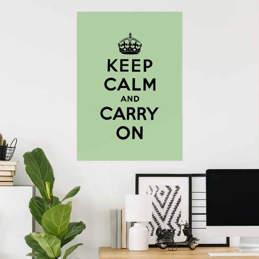 keep calm and carry on Original ポスター (ホームオフィス)