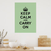 keep calm and carry on Original ポスター (キッチン)