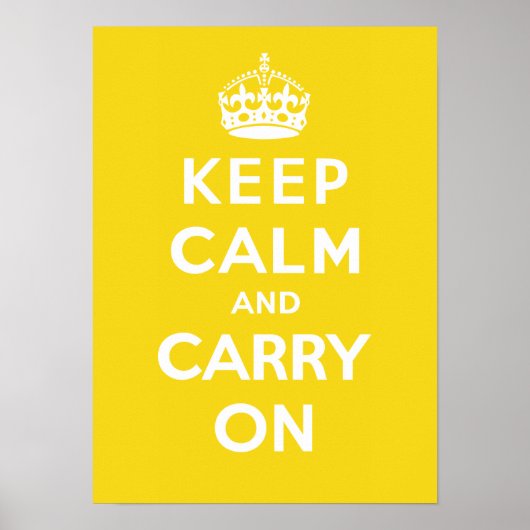Keep Calm and Carry On_SUNSHINE ポスター (正面)