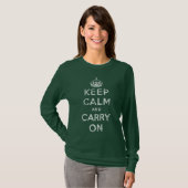 Keep Calm and Carry On Tシャツ (正面フル)