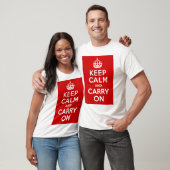 Keep Calm and Carry On Tシャツ (ユニセックス)